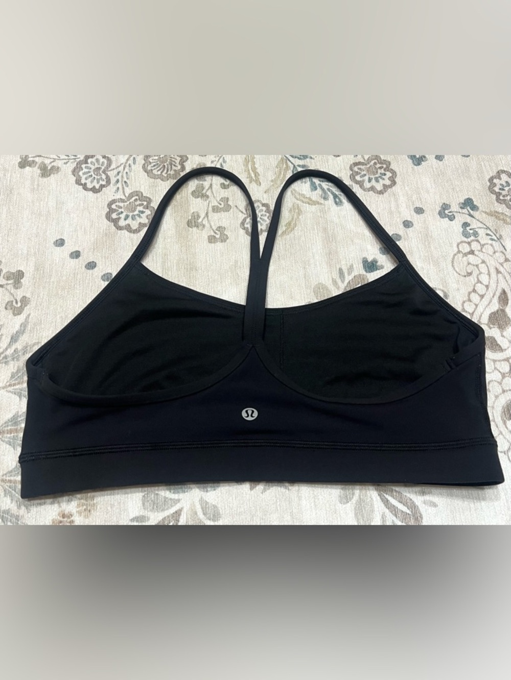 Lululemon Flow Y Bra *Nulu Black Size 12 - Picture 5 of 6